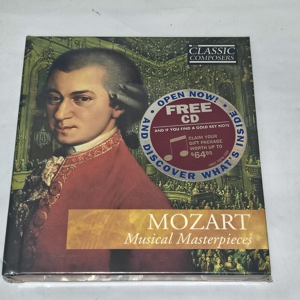 Mozart Musical Masterpieces CD/Biography Booklet from The Classic Composers NEW
